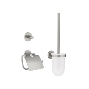Grohe Essentials 3-in-1 WC Set - Supersteel (40407DC1) - main image 1