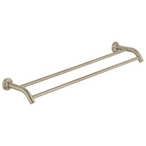 Grohe Essentials Authentic Double Towel Rail - Brushed Nickel (40654EN1) - main image 1