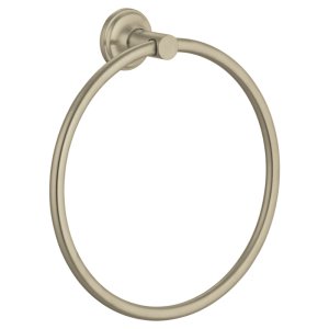 Grohe Essentials Authentic Towel Ring - Brushed Nickel (40655EN1) - main image 1