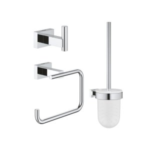 Grohe Essentials Cube 3-in-1 WC Set - Chrome (40757001) - main image 1