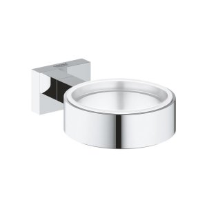 Grohe Essentials Cube Glass/Soap Dish Holder - Chrome (40508001) - main image 1