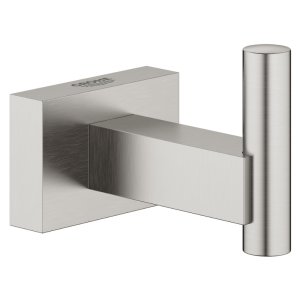 Grohe Essentials Cube Robe Hook - Supersteel (40511DC1) - main image 1