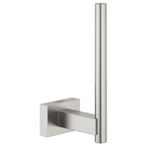 Grohe Essentials Cube Spare Toilet Paper Holder - Supersteel (40623DC1) - main image 1