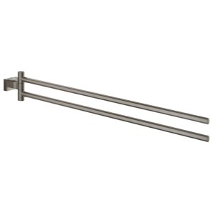 Grohe Essentials Cube Towel Bar - Brushed Hard Graphite (40624AL1) - main image 1