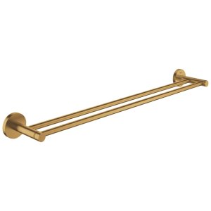 Grohe Essentials Double Towel Rail - Brushed Cool Sunrise (40802GN1) - main image 1