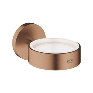 Grohe Essentials Glass/Soap Dish Holder - Brushed Warm Sunset (40369DL1) - main image 1