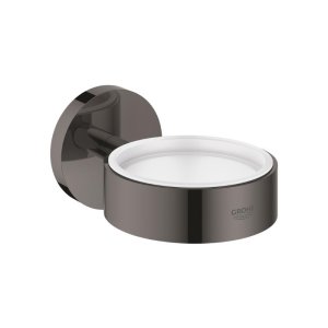 Grohe Essentials Glass/Soap Dish Holder - Hard Graphite (40369A01) - main image 1