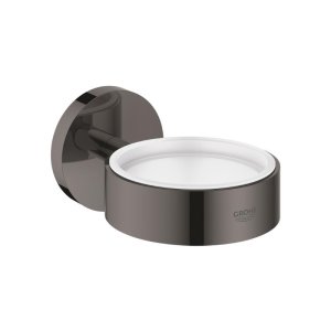 Grohe Essentials Glass/Soap Dish Holder - Hard Graphite (40369A01) - main image 1