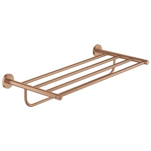 Grohe Essentials Multi Bath Towel Rack - Brushed Warm Sunset (40800DL1) - main image 1