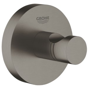Grohe Essentials Robe Hook - Brushed Hard Graphite (40364AL1) - main image 1