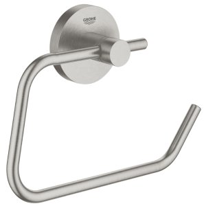 Grohe Essentials Toilet Roll Holder - Supersteel (40689DC1) - main image 1