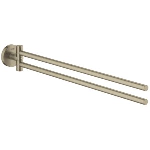 Grohe Essentials Towel Bar - Pivotable - Brushed Nickel (40371EN1) - main image 1