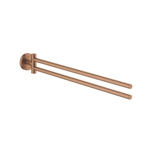 Grohe Essentials Towel Bar - Pivotable - Brushed Warm Sunset (40371DL1) - main image 1