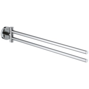 Grohe Essentials Towel Bar - Pivotable - Chrome (40371001) - main image 1