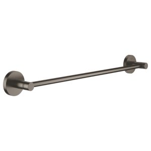 Grohe Essentials Towel Rail - 450mm - Brushed Hard Graphite (40688AL1) - main image 1