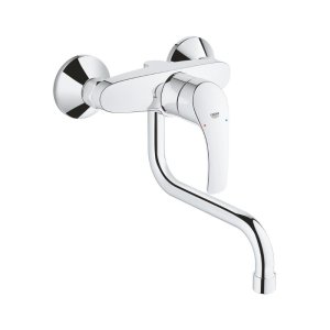 Grohe Eurosmart Wall Mounted Single Lever Sink Mixer - Chrome (31391002) - main image 1