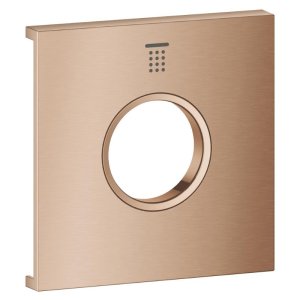 Grohe Grohtherm Aqua Tiles Exchangeable Metal Plate & Symbol - Head Shower 1 - Brushed Warm Sunset (106887DL00) - main image 1