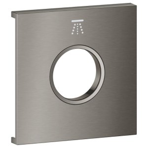 Grohe Grohtherm Aqua Tiles Exchangeable Metal Plate & Symbol - Head Shower 3 - Brushed Hard Graphite (106889AL00) - main image 1