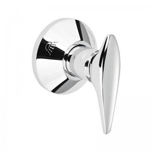 Grohe lever with shield and sliding flange - chrome (45064000) - main image 1