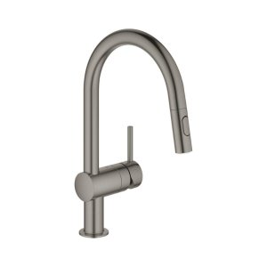 Grohe Minta Single Lever Sink Mixer - Brushed Hard Graphite (32321AL2) - main image 1