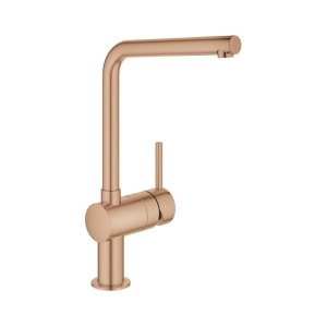 Grohe Minta Single Lever Sink Mixer - Brushed Warm Sunset (31375DL0) - main image 1