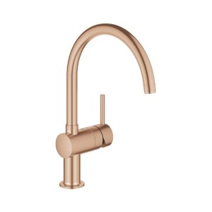 Grohe Minta Single Lever Sink Mixer - Brushed Warm Sunset (32917DL0) - main image 1