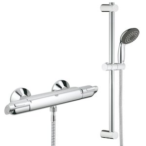 Grohe Precision Trend thermostatic bar shower valve with shower kit (34237001) - main image 1