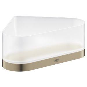 Grohe Selection Corner Shower Tray With Holder - Brushed Nickel (41038EN0) - main image 1