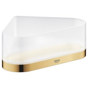 Grohe Selection Corner Shower Tray with Holder - Cool Sunrise (41038GL0) - main image 1
