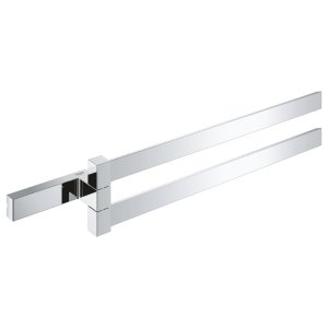 Grohe Selection Cube Double Towel Rail Bar - Chrome (40768000) - main image 1