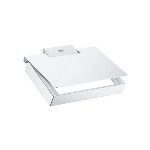 Grohe Selection Cube Toilet Roll Holder - Chrome (40781000) - main image 1