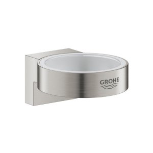 Grohe Selection Glass/Soap Dish Holder - Supersteel (41027DC0) - main image 1