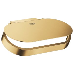 Grohe Selection Toilet Roll Holder With Cover - Brushed Cool Sunrise (41069GN0) - main image 1