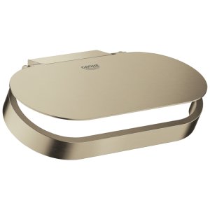 Grohe Selection Toilet Roll Holder With Cover - Brushed Nickel (41069EN0) - main image 1