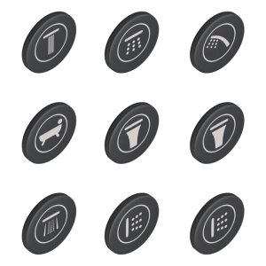 Grohe SmartControl Caps - Concealed - Grey (14077XH0) - main image 1
