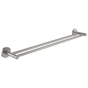 Grohe Start Double Towel Rail 600mm - Supersteel (41203DC0) - main image 1