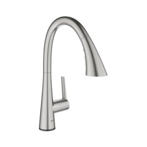 Grohe Zedra Touch Electronic Single Lever Sink Mixer 1/2" - Supersteel (30219DC2) - main image 1