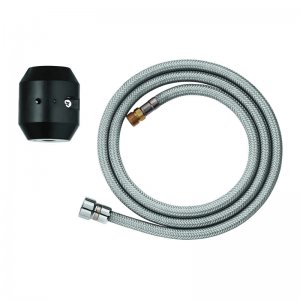 Grohe Zedra Touch kitchen tap pull out hose and weight (48472000) - main image 1