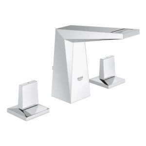 Grohe Allure Brilliant 141mm 3-hole basin mixer tap - chrome (20342000) - main image 1