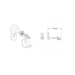 Grohe Fixing brackets for Rapid SL frame (38733000) - main image 1
