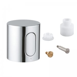 Grohe Grohtherm 3000 Cosmopolitan EV temperature control handle (43°C) - chrome (47812000) - main image 1