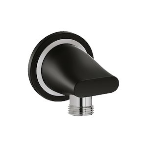 Grohe Ondus 1/2" wall outlet assembly - velvet black (27190KS0) - main image 1