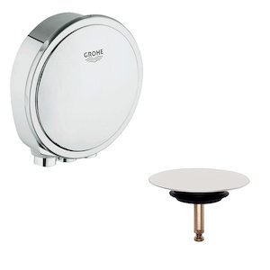 Grohe Talentofill bath filler and overflow trim set - chrome (19952000) - main image 1