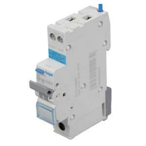 Hager 1m Single Pole Type A 6kA B-16A 30mA RCBO (ADA316G) - main image 1