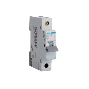 Hager MCB Main Circuit Breaker Single Module 1P 6kA B-32A 1M (MTN132) - main image 1