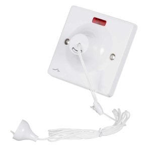 Hager 50A DP Ceiling Switch With LED Indicator - White (WMCS50N) - main image 1