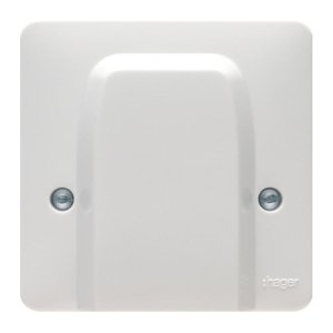 Hager Cooker Cable Outlet With Terminals 45A - White (WMP50FO) - main image 1