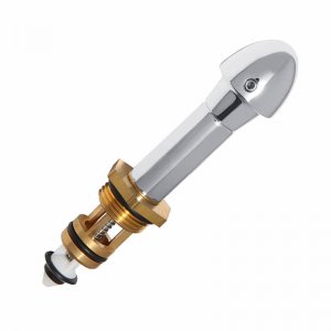 Hansgrohe diverter with sleeve and handle - chrome (95015000) - main image 1