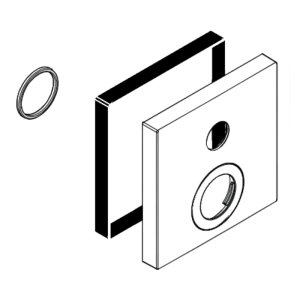 hansgrohe Escutcheon For Exchanged Connections (92392000) - main image 1