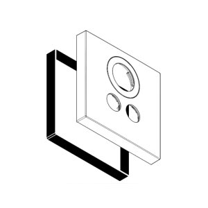 hansgrohe Escutcheon For Exchanged Connections (92393000) - main image 1